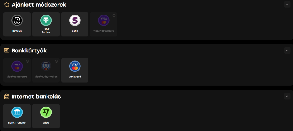 Fairspin kaszinó befizetés