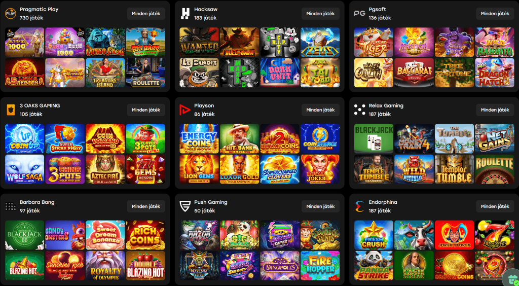 Fairspin kaszinó nyerőgép szolgáltatók